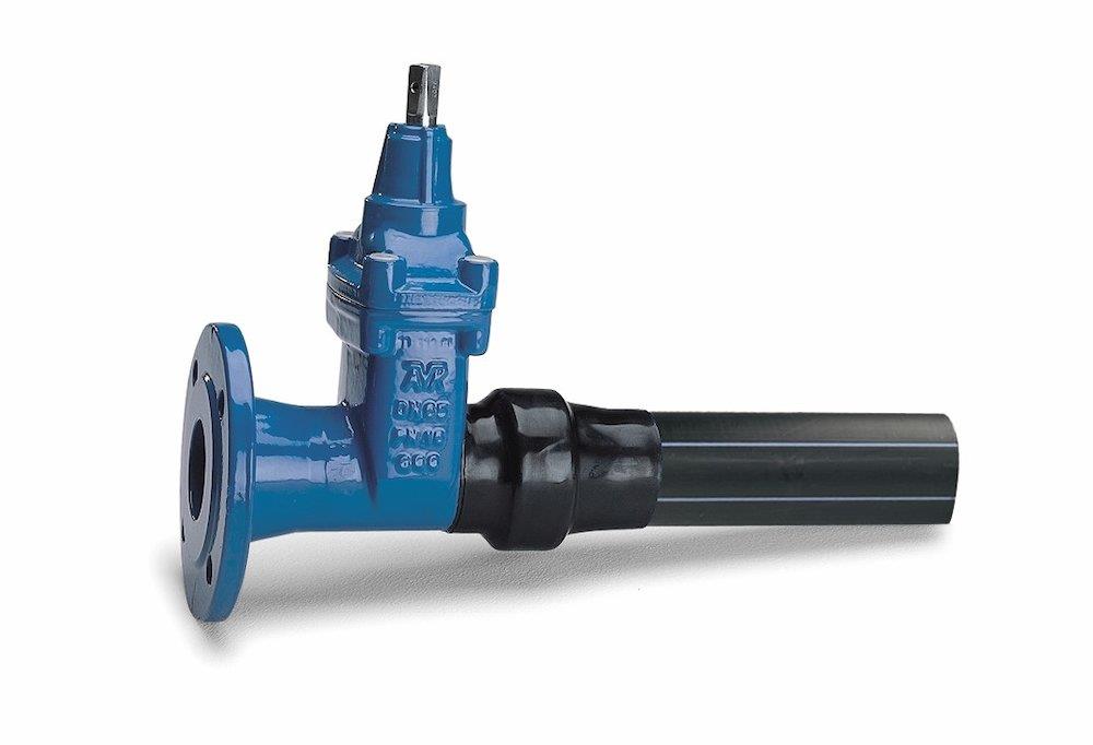 AVK Gate Valve with flange and PE end - 125, 125mm