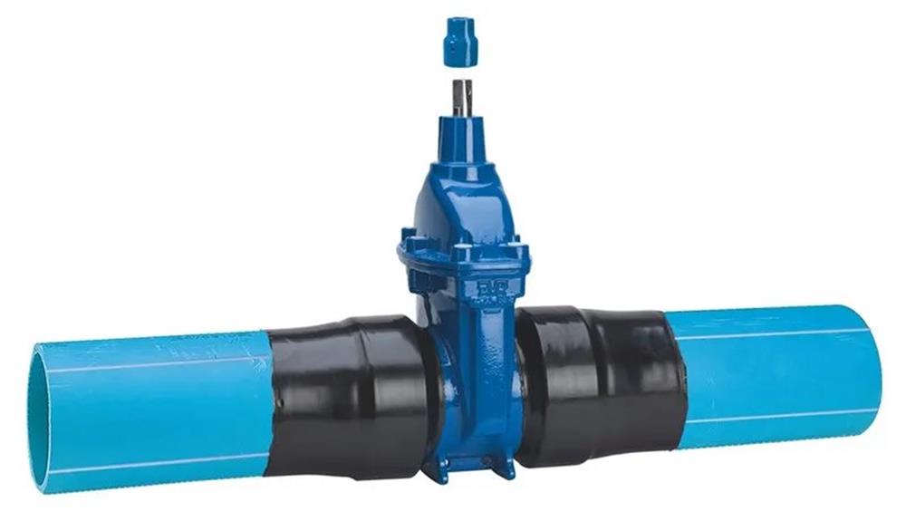AVK Gate Valve with PE-end and spindle transition - 300, 315mm