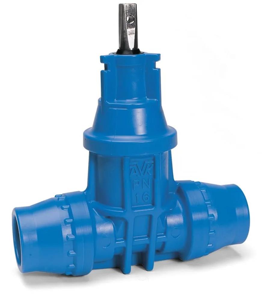 AVK POM Service Line Valve with pull-resistant insert sleeves - 32, 40mm