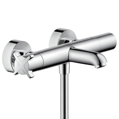 AXOR Citterio E bath and shower thermostat - chrome-plated, 2-handle, spout included