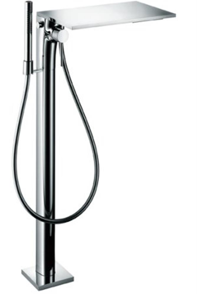 AXOR Massaud Bath Column - 1-handle, chrome-plated, spout included, downward pipe exit
