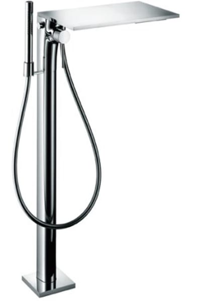 AXOR Massaud Bath Column - 1-handle, chrome-plated, spout included, downward pipe exit
