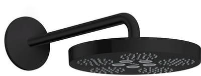 AXOR One Overhead Shower with Wall Bend Matte Black - 280 mm