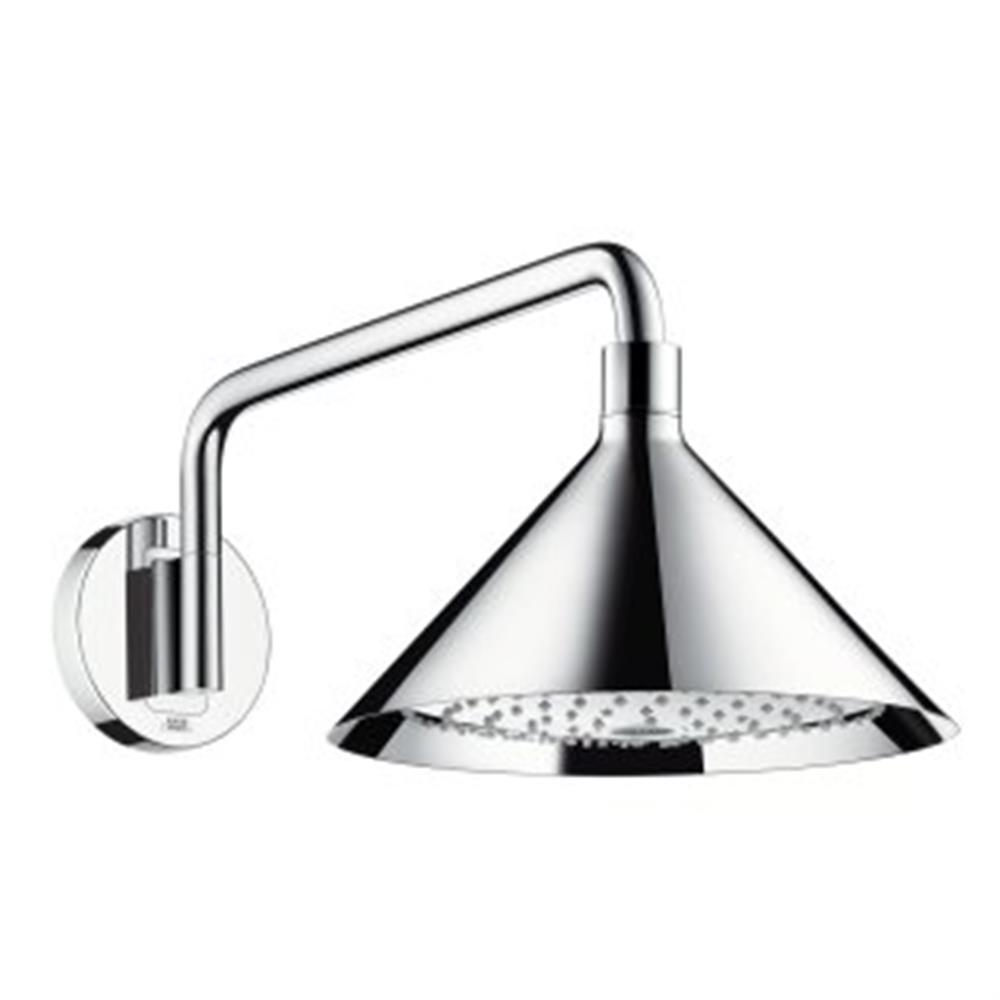 AXOR Showers Overhead shower with shower bow - 279mm, Chrome-plated