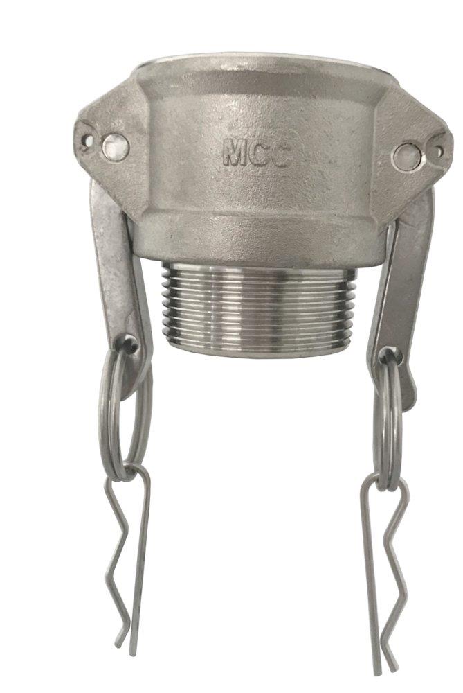 B Cam coupling acid-resistant nipple female - 3/4", 3/4"