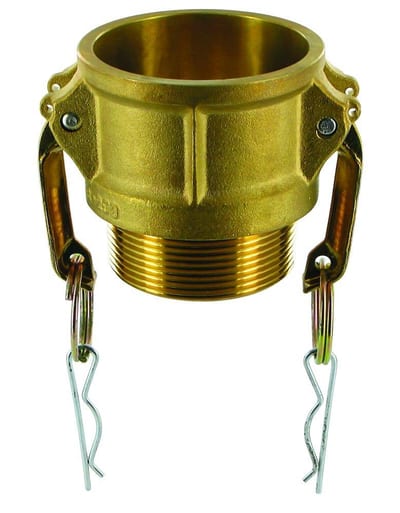 B Cam coupling brass nipple female - 1 1/2", 1 1/2"