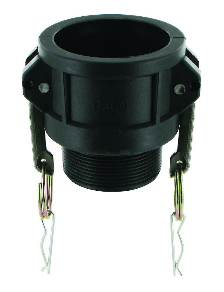 B Cam coupling PP nipple female - 1/2", 3/4"