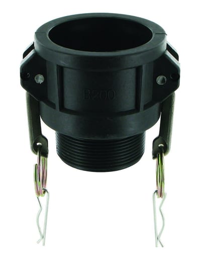 B Cam coupling PP nipple female - 1/2", 3/4"
