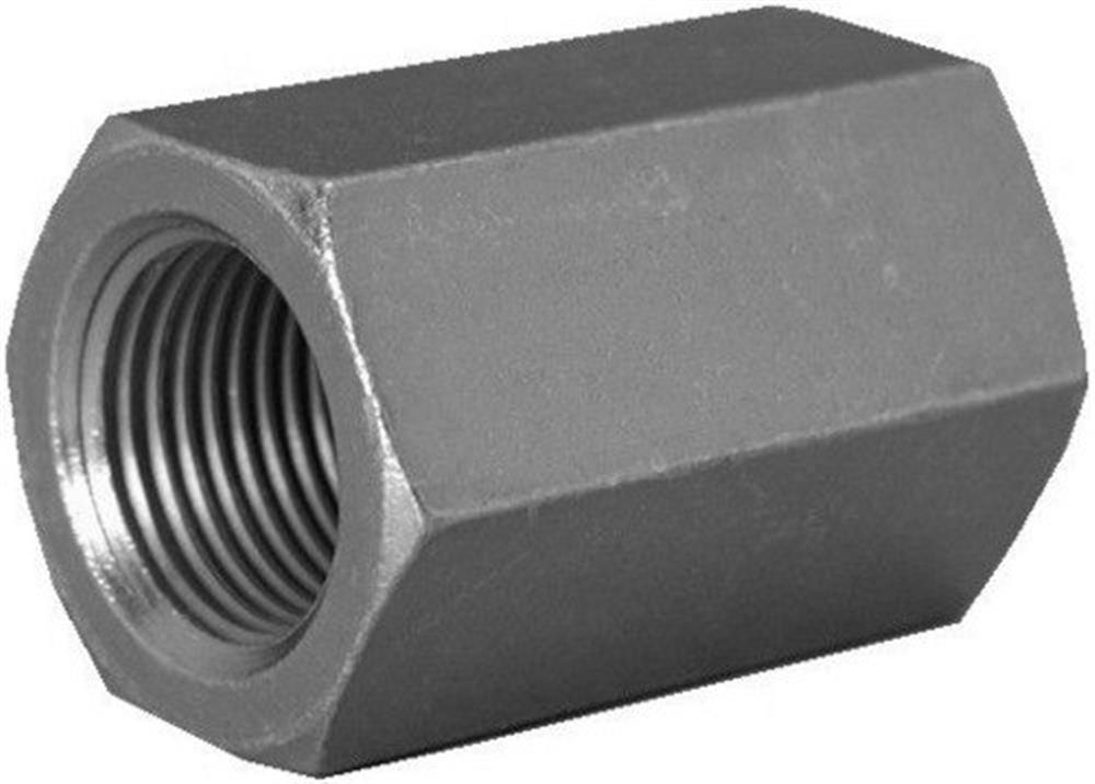 B&H Socket steel zinc/nickel BSPP coupling - 1 1/2", 1 1/2"