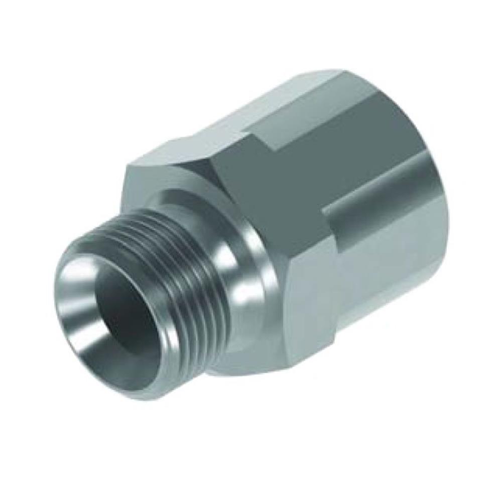 B&H Thread reduction steel zinc/nickel BSPP nipple/socket - 1", 3/4"