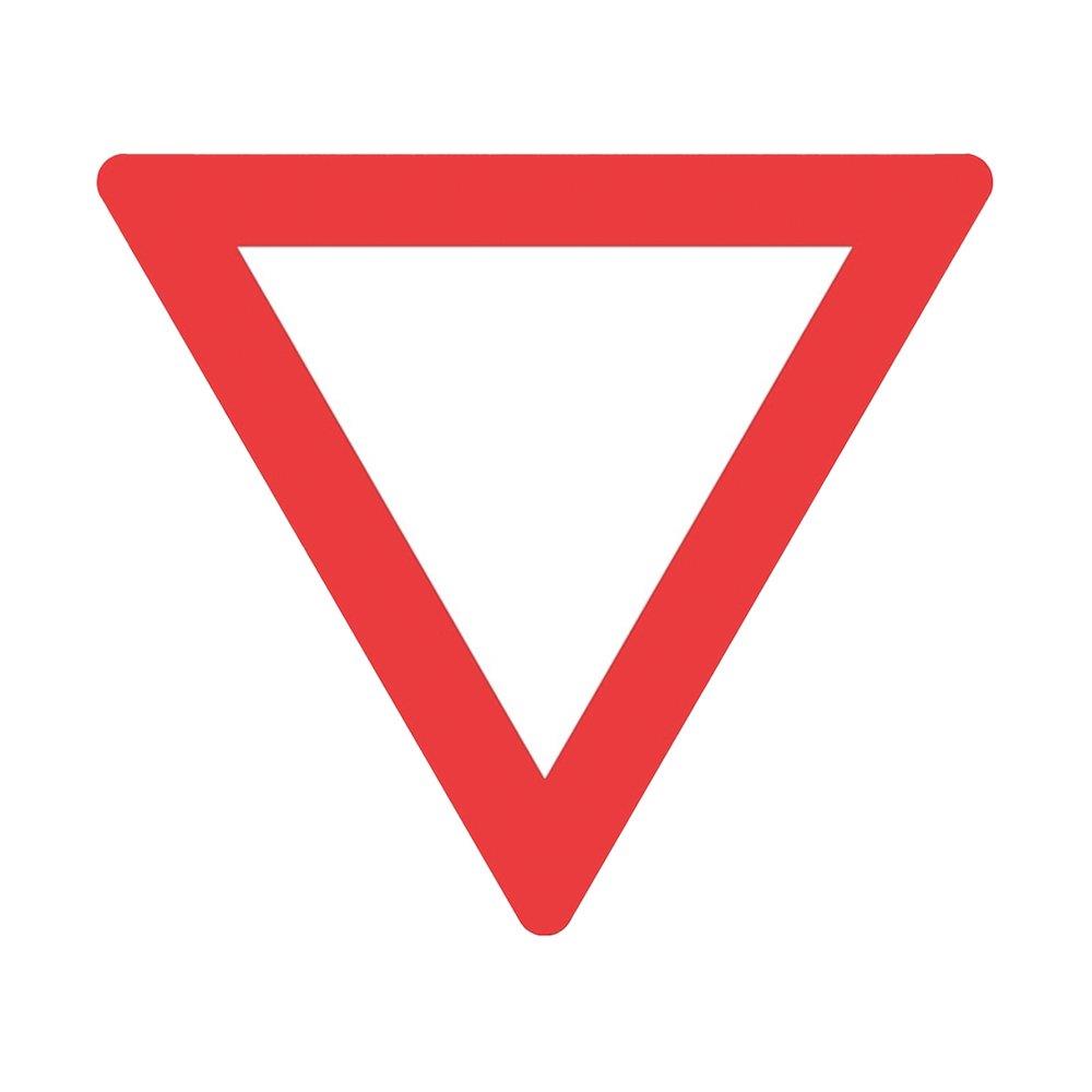B11 Yield Sign Unconditional Give Way B11 - 70cm, 70cm