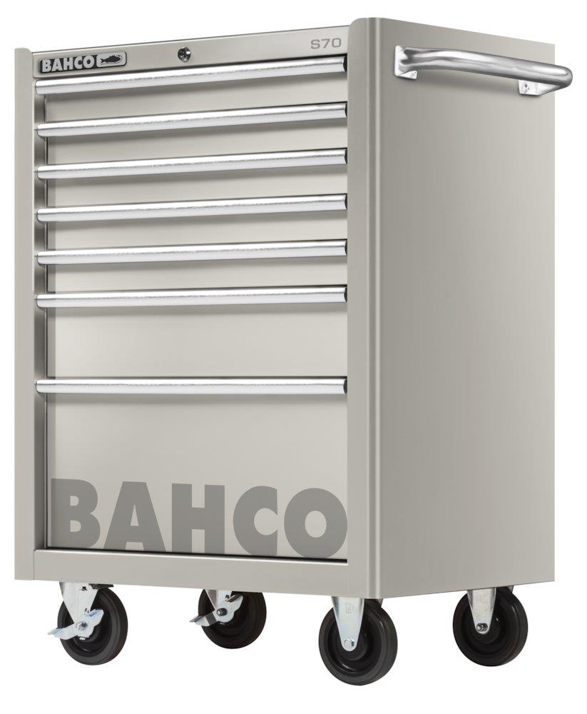 Bahco 1470K7SS Tool cart stainless - 760mm, 500mm, 952mm, 7