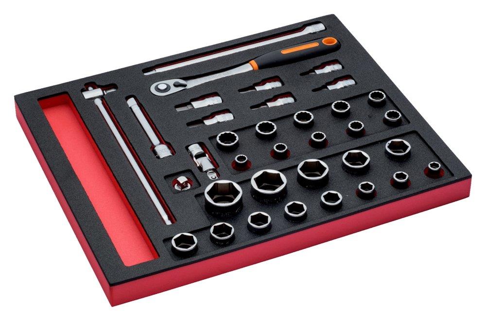 Bahco FF1F2201 Module Fit&Go - 35PCS, 543mm, 445mm, 2/3 drawer