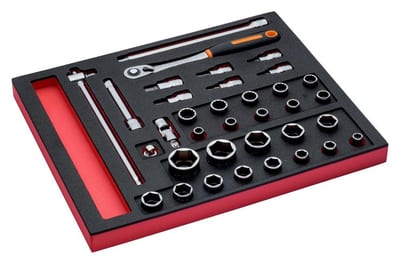 Bahco FF1F2201 Module Fit&Go - 35PCS, 543mm, 445mm, 2/3 drawer