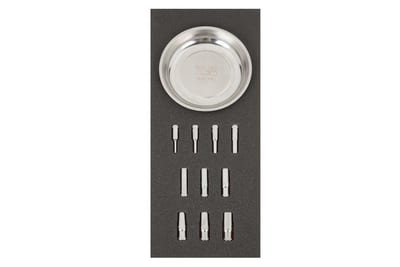 Bahco Fit&Go Tool Assortment sockets 1/4" + bowl - 11PCS, 181mm, 445mm, 1/3 drawer