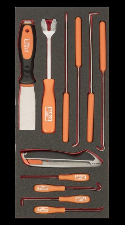 Bahco Fit&Go Tool Assortment Tool Set - 11PCS, 181mm, 445mm, 1/3 drawer