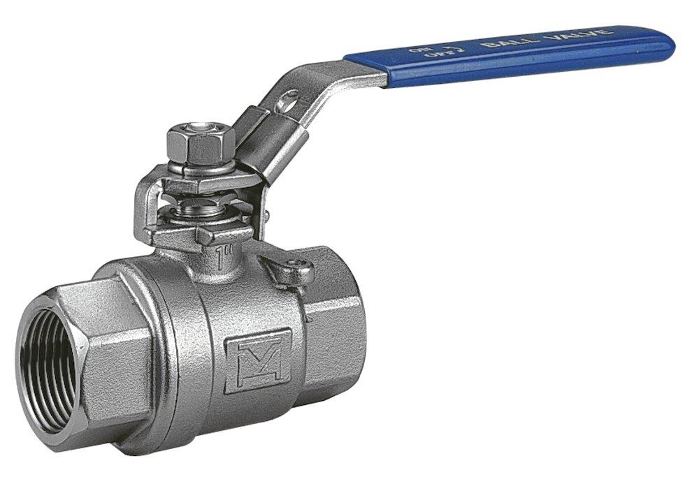 Ball Valve coupling/coupling - Normal, L-handle, acid-resistant, 1", 1"