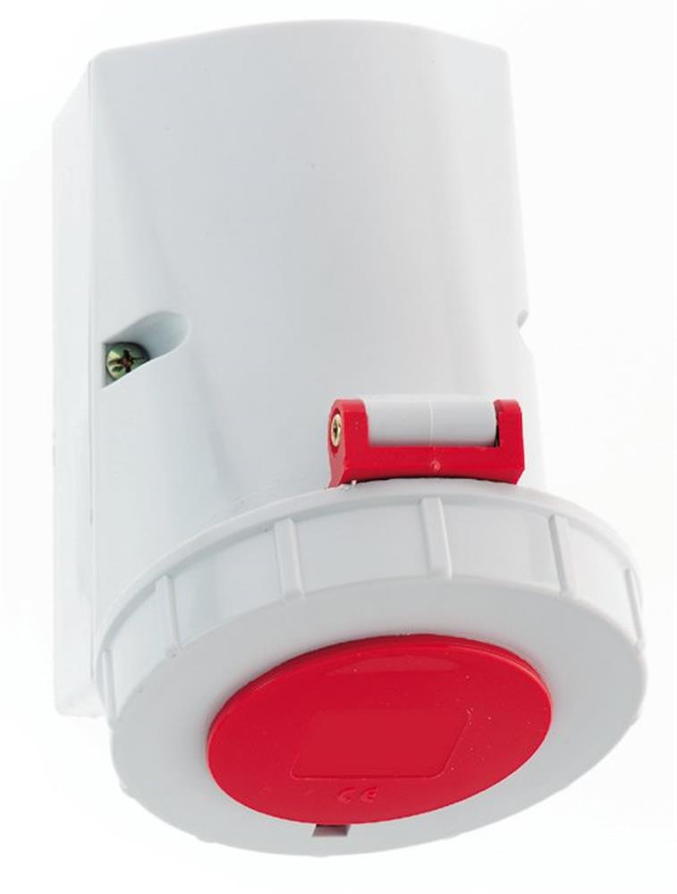 Bals CEE Wall Outlet - 5P, 16A, 380V, H6, red 4024941011433