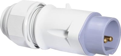 Bals Multi-Grip CEE Plug - 2P, 16A, 24V, H0, Violet