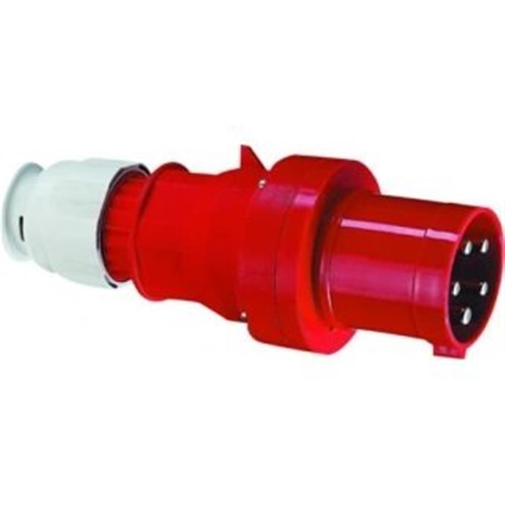 Bals Multi-Grip CEE Plug - 5P, 63A, 380V, H6, red