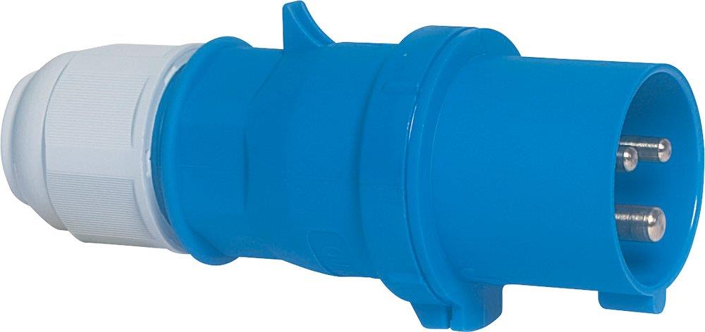 Bals Quick Connect CEE Plug - 3P, 32A, 230V, H6, blue