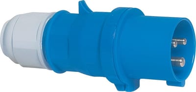 Bals Quick Connect CEE Plug - 3P, 32A, 230V, H6, blue