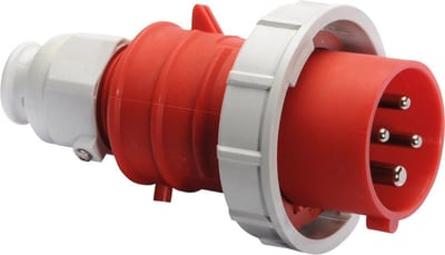 Bals Quick Connect CEE Plug - 4P, 16A, 380V, H6, red
