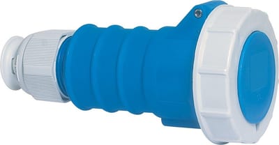 Bals Quick Connect TE CEE Extension Connector - 3P, 16A, 230V, H6, blue