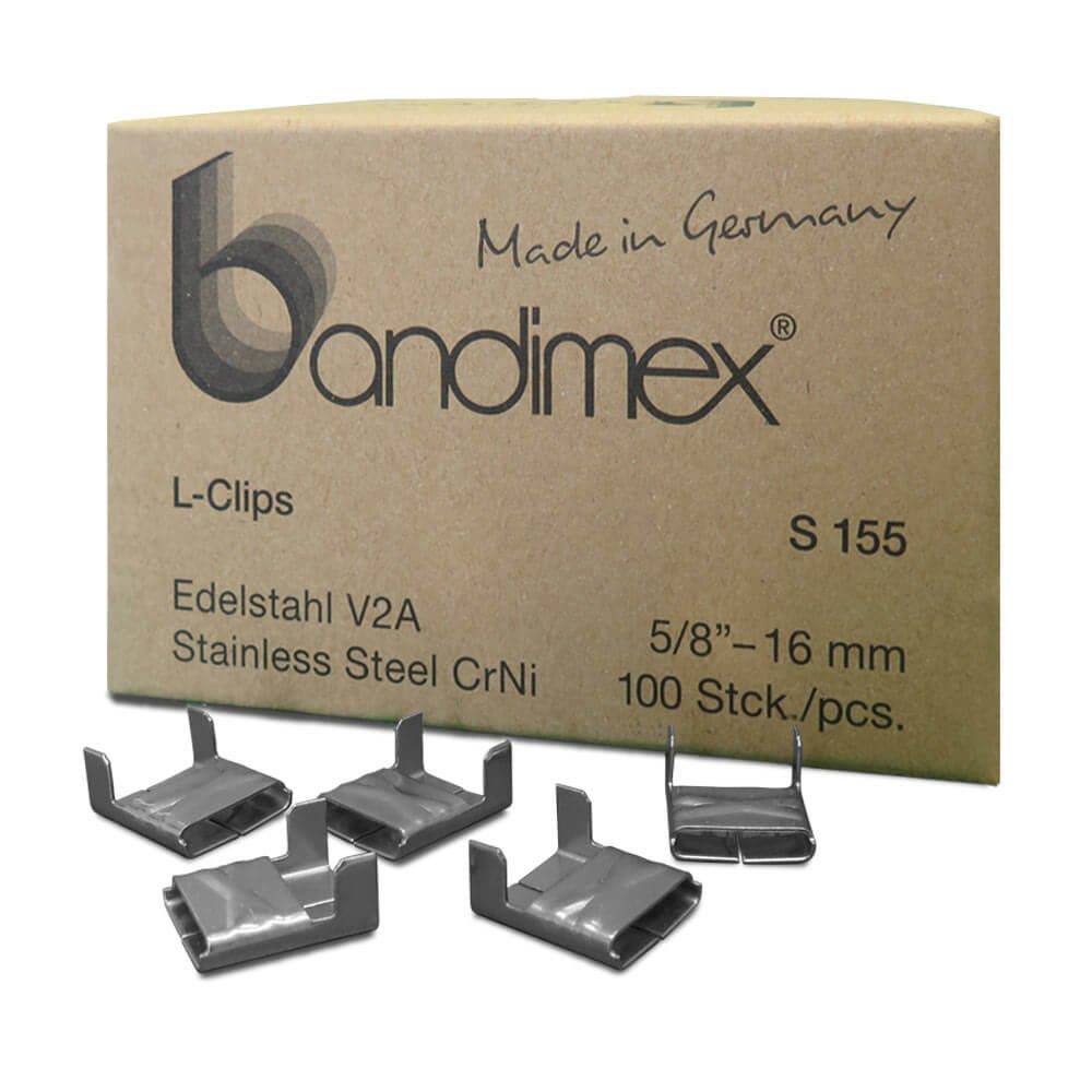 Bandimex Light Lock 100 pcs stainless - 16mm, 5/8"