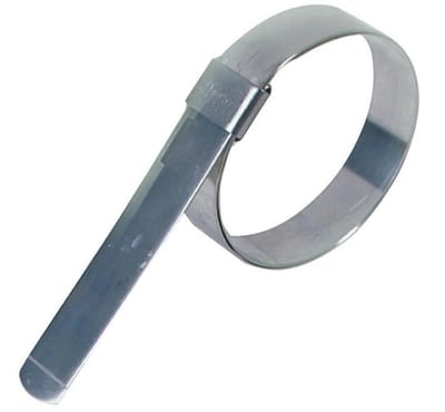 Bandimex Pre-closed band stainless - 0mm, 102mm, 1/2", 0.75mm