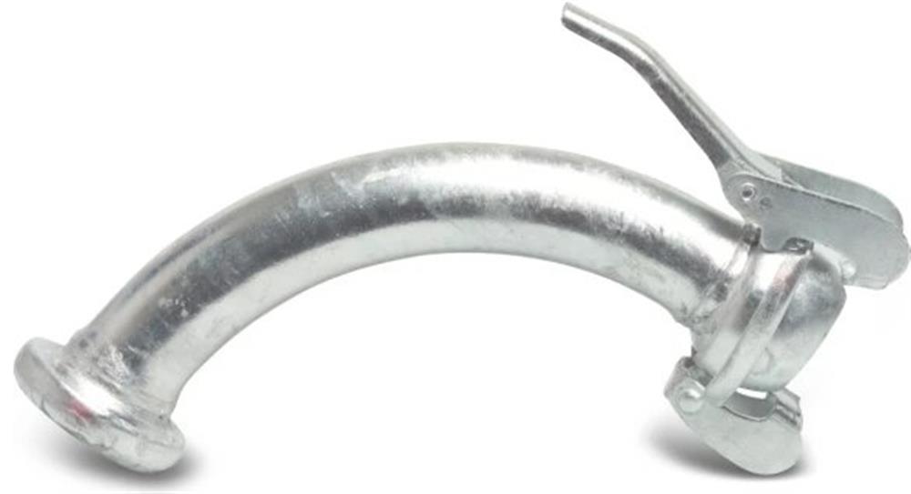 Bauer Bend with O-ring FZV male/female - 50, 90°