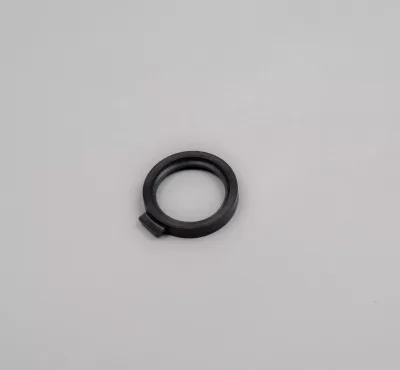 Wiper ring for quartz sleeve with flap