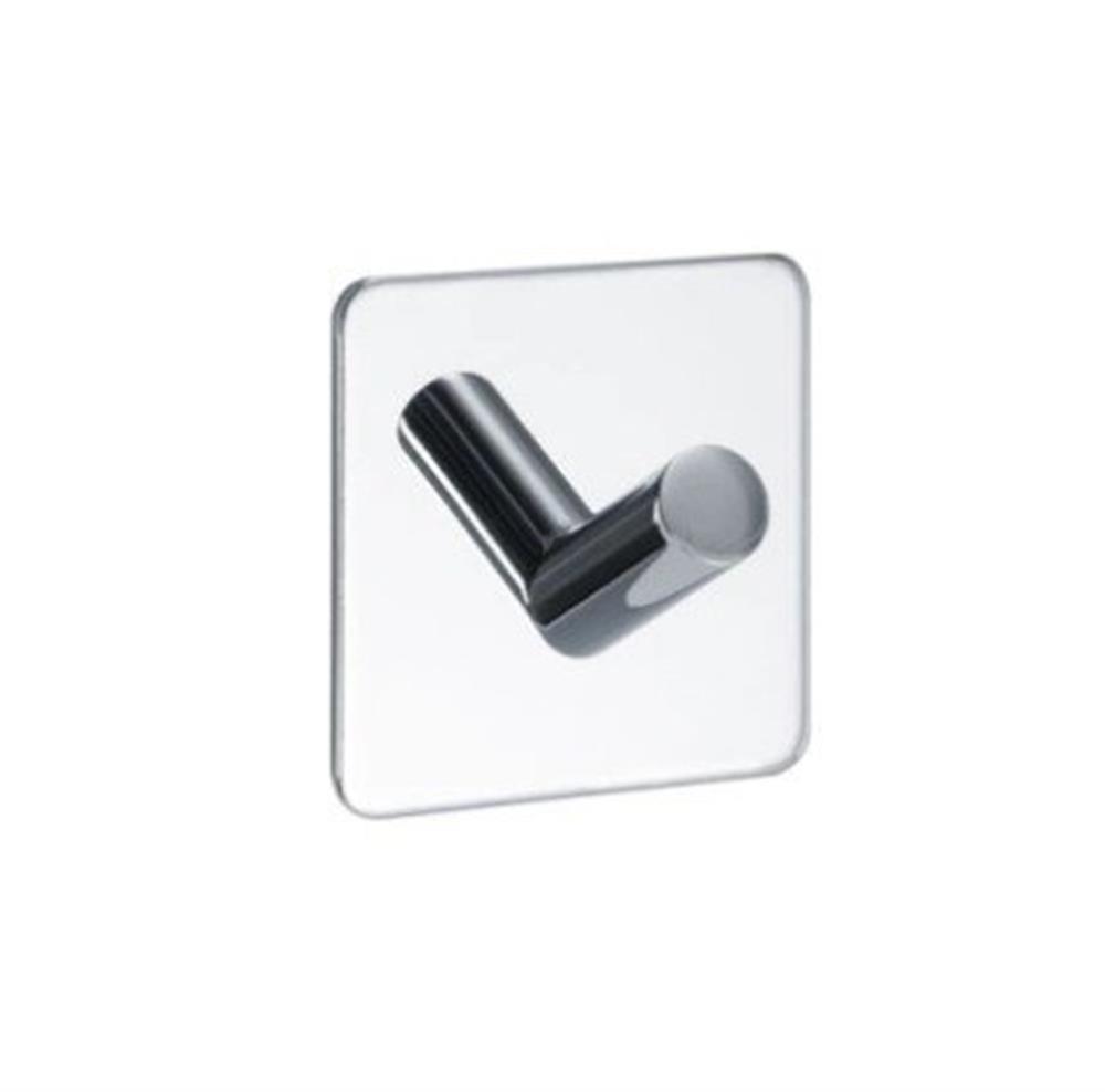 Bracket Design Base 200 Towel hook - 1PCS, Stainless steel, 1PCS, Polished, Chrome-plated