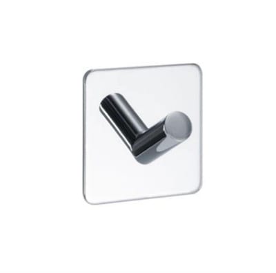Bracket Design Base 200 Towel hook - 1PCS, Stainless steel, 1PCS, Polished, Chrome-plated
