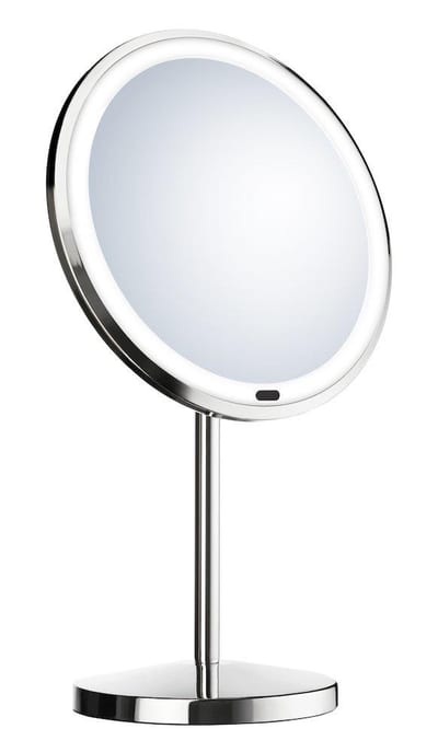 Beslagsboden Round Mirror Chrome 200mm with Frame Light