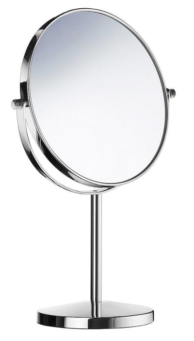 Beslagsboden Table-Standing Mirror, round 170 mm, chrome-plated