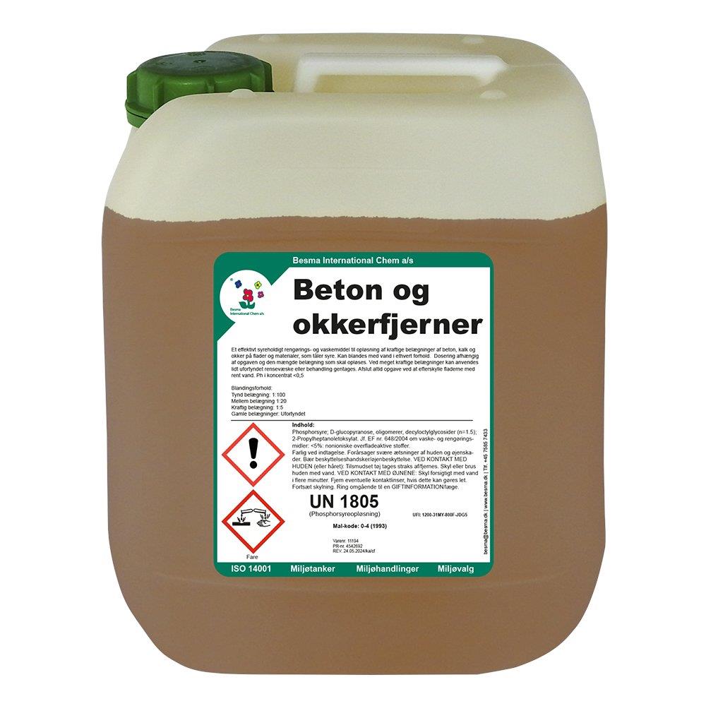 Besma Concrete/Rust Remover can - 20L