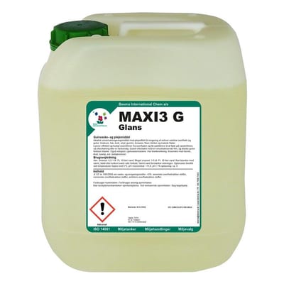 Besma MAXI3 G Floor Washing and Care Product can - 5L