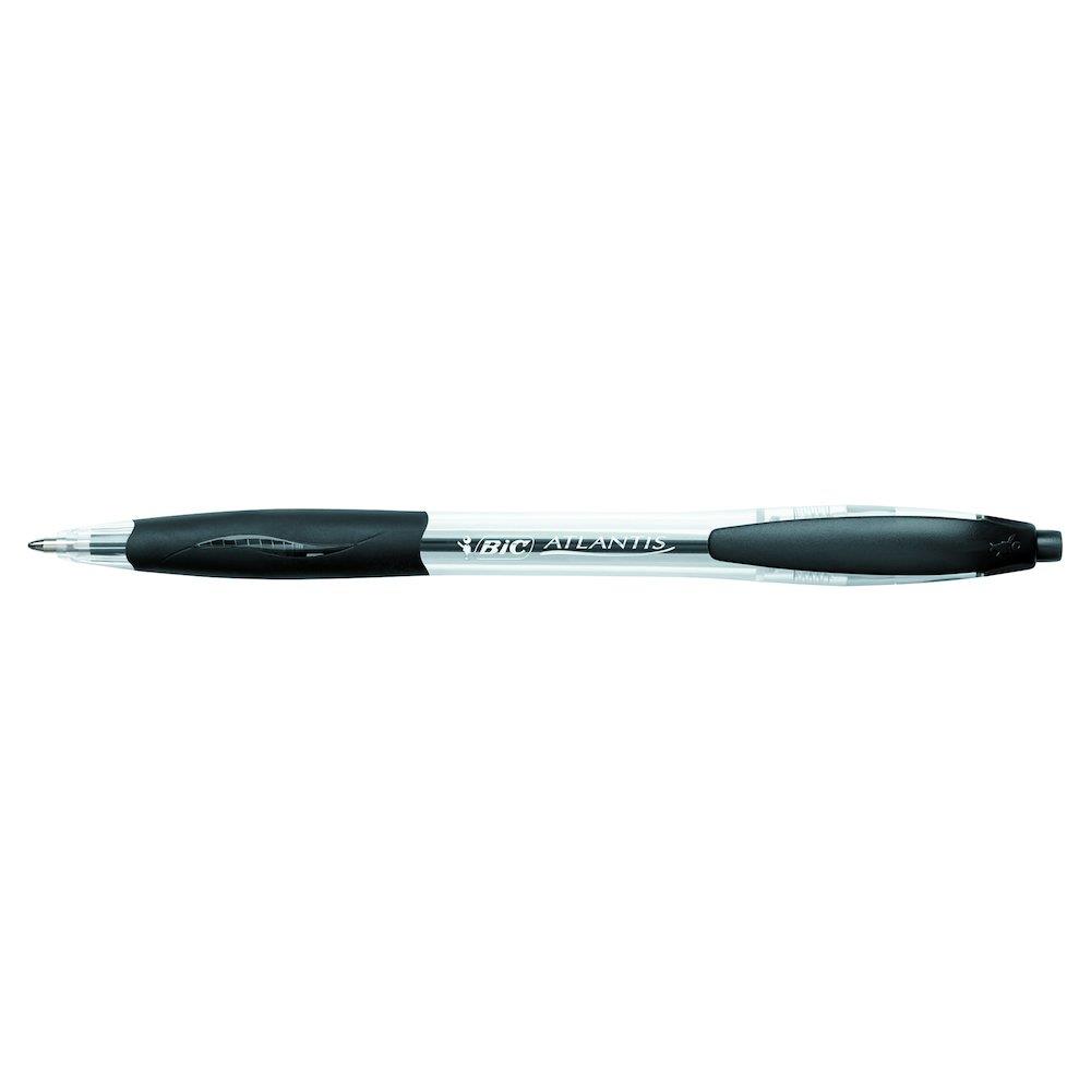 BIC Atlantis Pen - 12PCS, black