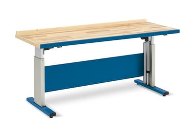 Blika VBB-2.30 Ergo 500 ESD Height-Adjustable Table - 3000mm, 767mm, 740-1190mm