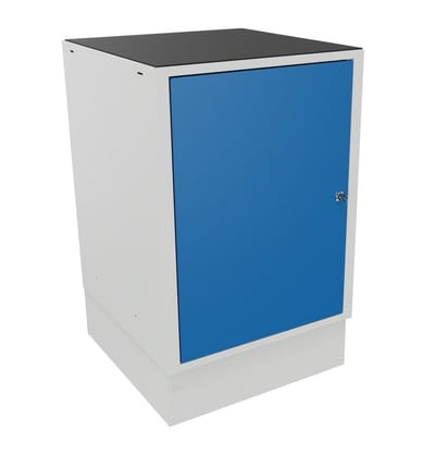 Blika VS-1.2 Tool Cabinet with 2 shelves & base - 833mm, 539mm, 561mm