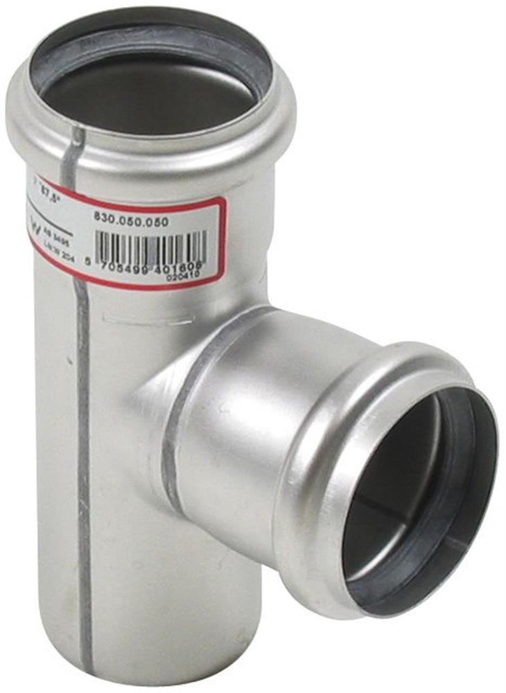 BLÜCHER Branch pipe stainless - 75mm, 75mm, 75mm, 87gr
