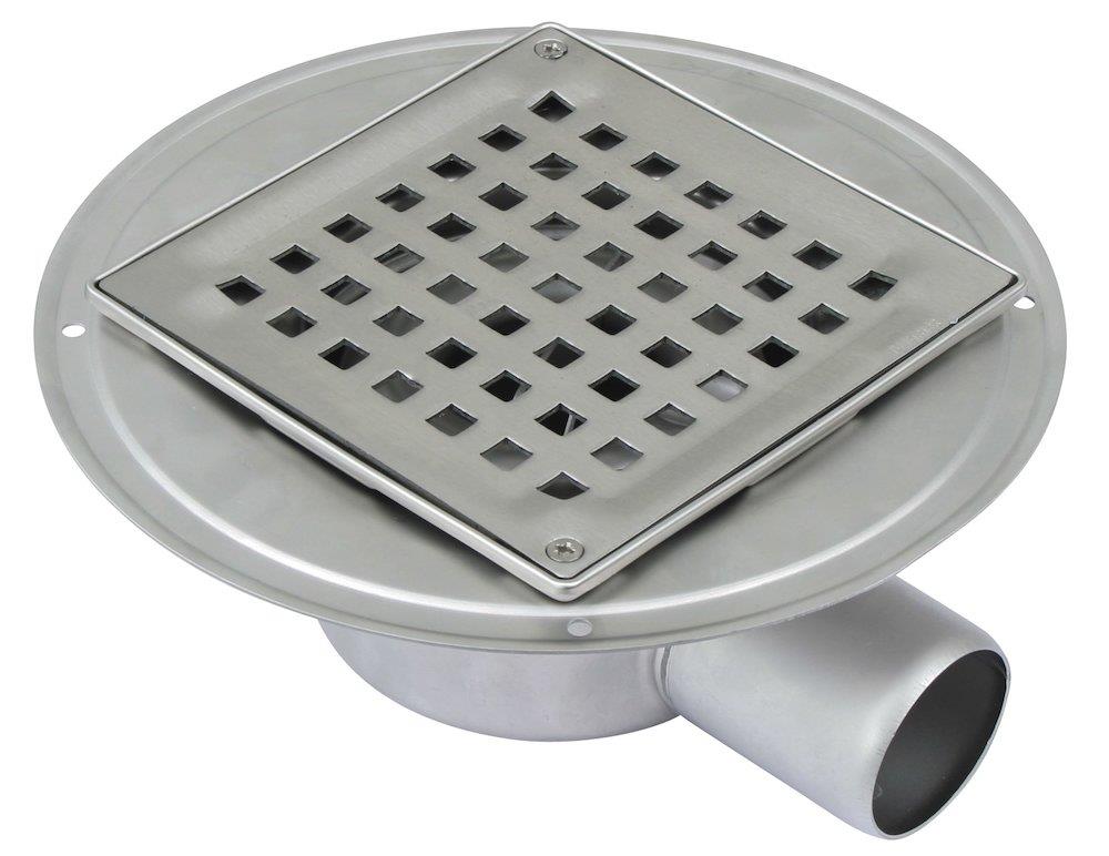 BLÜCHER Drain Horizontal without studs - 145mm, 145mm, 50mm 381426