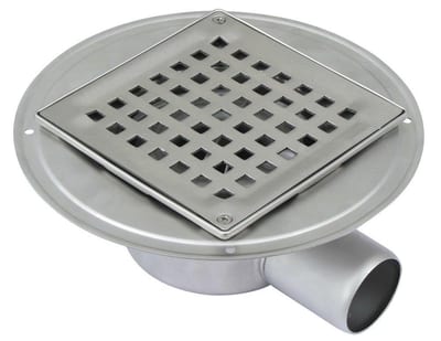 BLÜCHER Drain Horizontal without studs - 145mm, 145mm, 50mm 381426