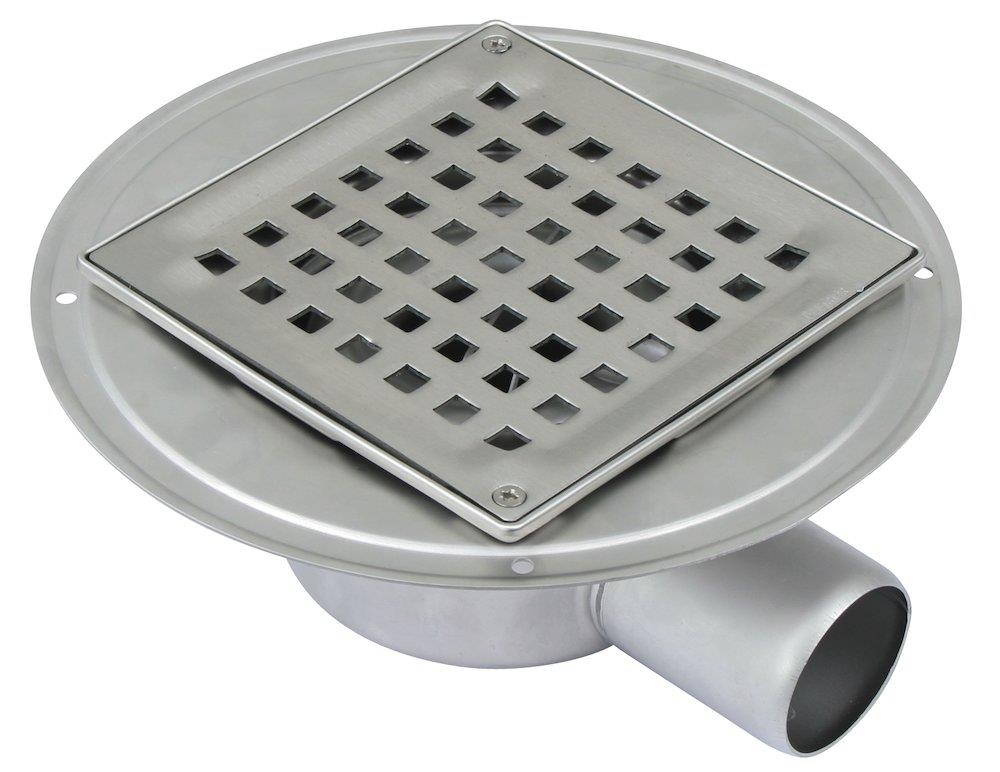 BLÜCHER Drain Horizontal without studs - 145mm, 145mm, 50mm 381434
