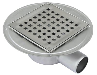 BLÜCHER Drain Horizontal without studs - 145mm, 145mm, 50mm 381434
