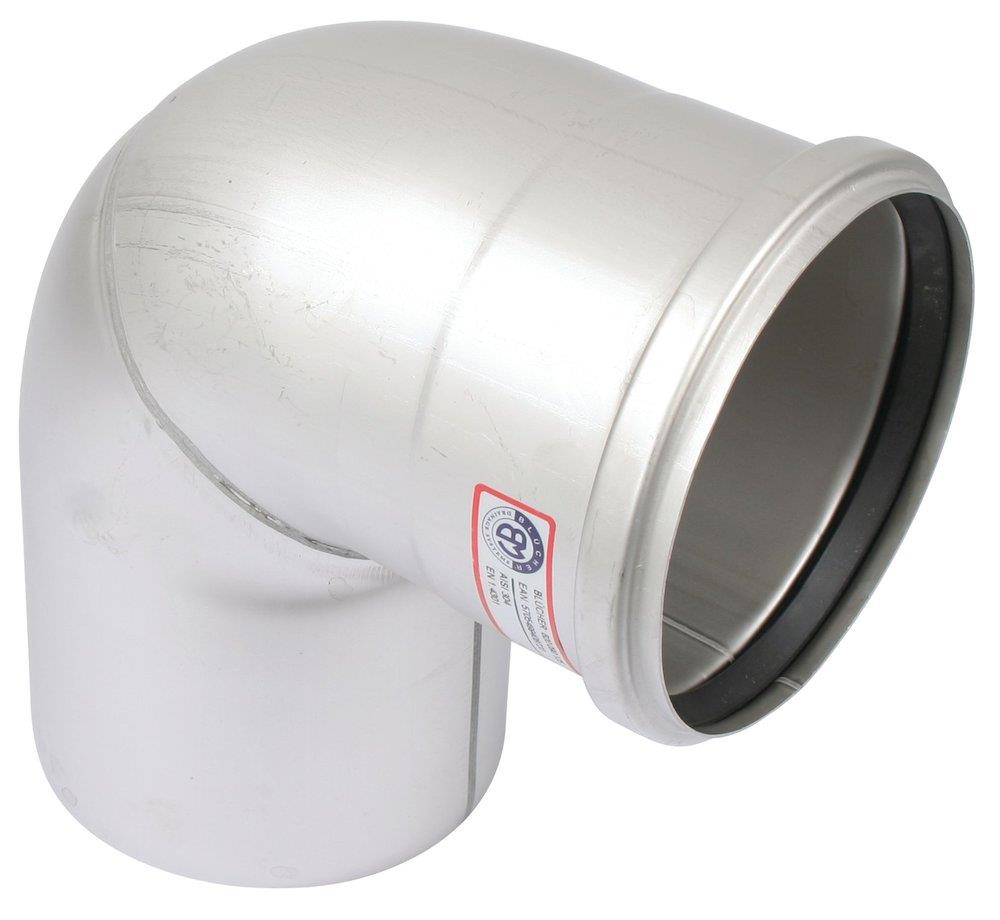 BLÜCHER Europipe Bend acid-resistant - 125mm, 125mm, 87,5gr