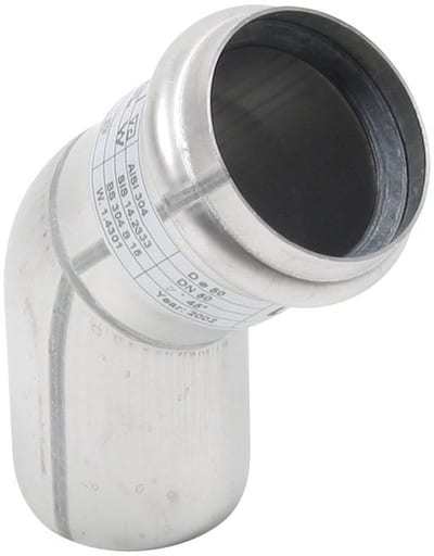 BLÜCHER Europipe Bend acid-resistant - 40mm, 40mm, 45°