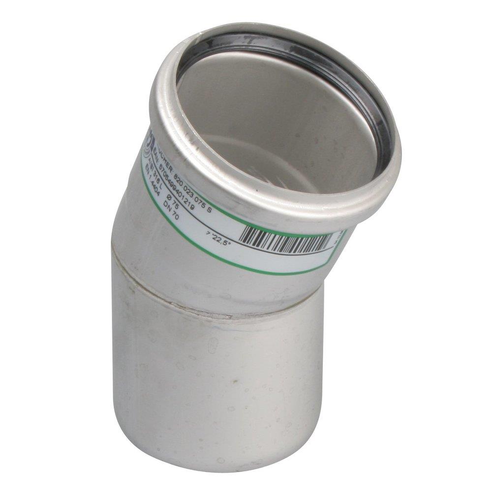 BLÜCHER Europipe Bend acid-resistant - 75mm, 75mm, 22,5gr