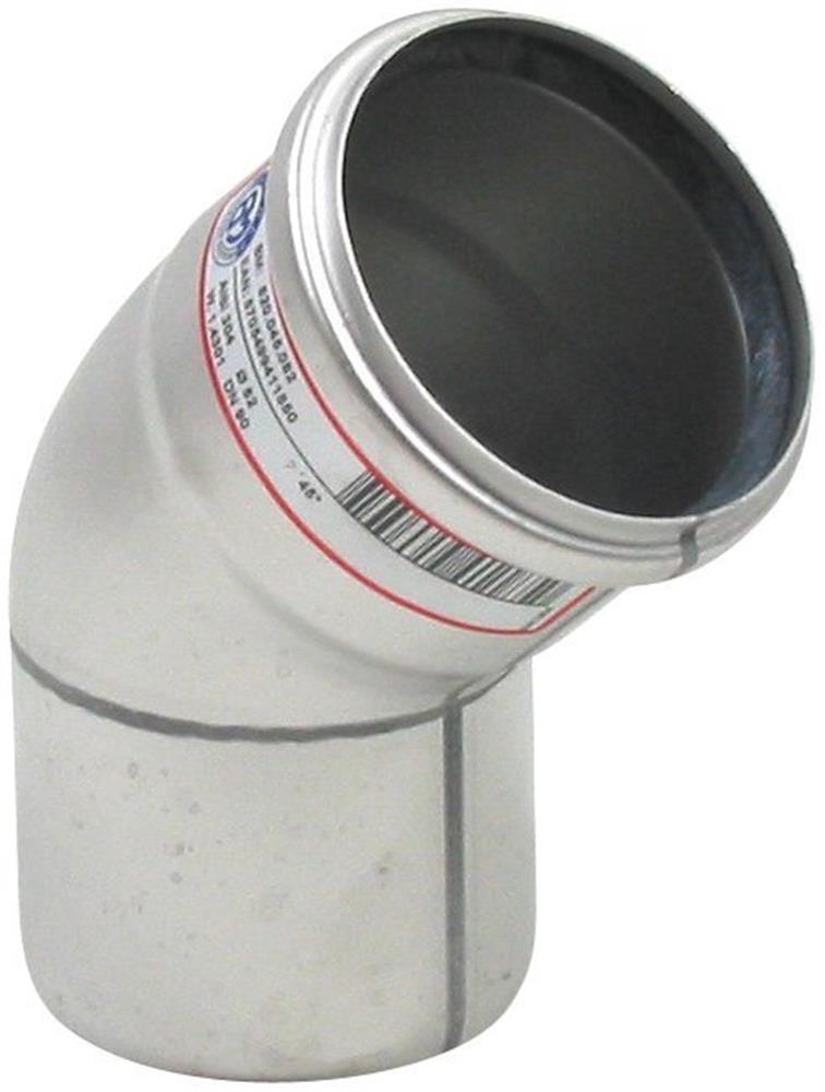 BLÜCHER Europipe Bend acid-resistant - 82mm, 82mm, 45°